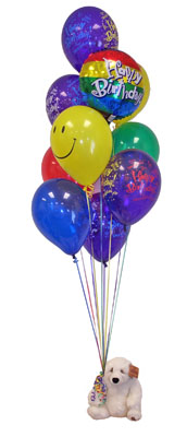 H�rriyet Mah 14 �ubat sevgililer g�n� �i�ek  Sevdiklerinize 17 adet u�an balon demeti yollayin.