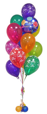 Maraalakmak Mah sevgilime hediye iek  Sevdiklerinize 17 adet uan balon demeti yollayin.