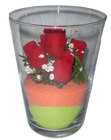 Malazgirt Mah anneler g�n� �i�ek yolla  mika yada Cam i�erisinde 7 adet g�l tanzimi