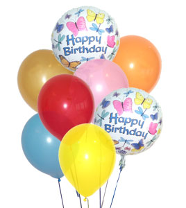 Malazgirt Mah anneler g�n� �i�ek yolla  17 adet karisik renkte u�an balonlar
