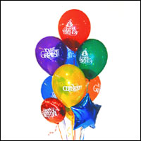 gaziosmanpa�a ucuz �i�ek g�nder  21 adet renkli u�an balon hediye �r�n�