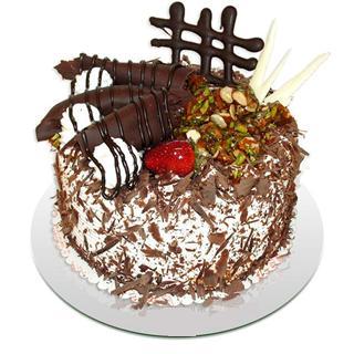 4 ile 6 kisilik �ikolatali yas pasta Mevlana Mahallesi �i�ek sat��� 