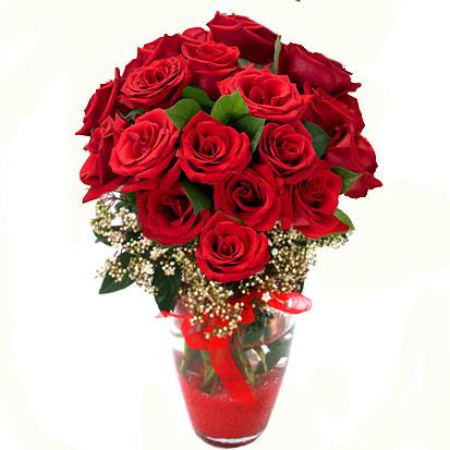Atat�rk Mah yurti�i �i�ek sipari�i   9 adet kirmizi g�l
