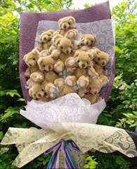 15 adet pelus ayi buketi gaziosmanpa�a ucuz �i�ek g�nder 