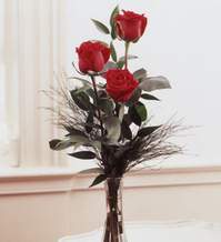 Tando�an Mah g�venli kaliteli h�zl� �i�ek  Vazoda 3 adet g�zel g�l