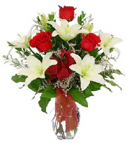 5 adet k�rm�z� g�l ve 1 dal kazablanka Atat�rk Mah yurti�i �i�ek sipari�i 