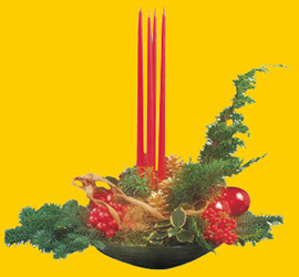Mevlana Mahallesi �i�ek sat���  Yilbasi i�in �zel bir tanzim