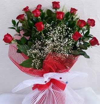 K�z isteme �i�e�i buketi 13 adet k�rm�z� g�l Bah�ekap� Mah cicekciler , cicek siparisi 