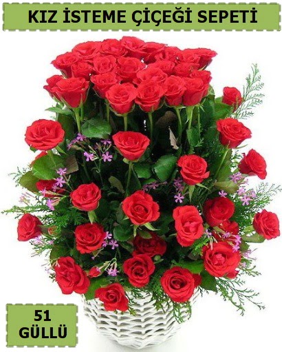 51 ADET KIRMIZI G�LDEN KIZ �STEME SEPET� Ertu�rulgazi Mah �i�ek g�nderme 