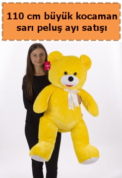 110 cm b�y�k sar� kocaman pelu� ay� Ertu�rulgazi Mah �i�ek g�nderme 