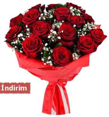 12 Adet k�rm�z� a�k g�lleri Mara�al�akmak Mah sevgilime hediye �i�ek  