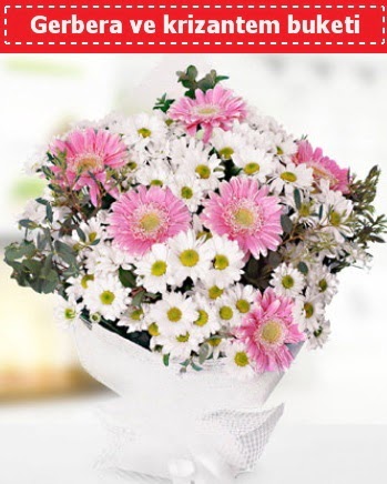 Papatya ve Gerbera Buketi P�narba�� Mahallesi �i�ek�i adresleri 