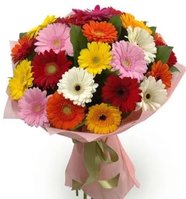 Kar���k b�y�k boy gerbera �i�ek buketi Mara�al�akmak Mah sevgilime hediye �i�ek 