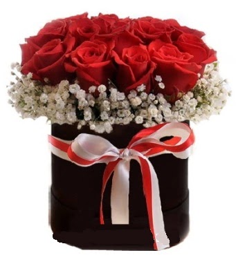 Siyah kutuda 23 adet k�rm�z� g�l tanzimi Plevne Mahallesi �i�ek ma�azas� 