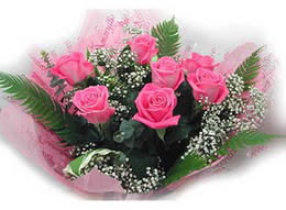 Fatih �i�ek g�nderme sitemiz g�venlidir  11 adet pembe g�lden buket