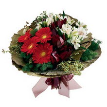 Fatih online �i�ek g�nderme gerbera ve mevsim demeti