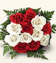 P�narba�� Mahallesi �i�ek�i adresleri  10 adet kirmizi beyaz g�ller - anneler g�n� i�in ideal se�imdir -