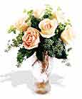 Atat�rk Mah yurti�i �i�ek sipari�i  6 adet sari g�l ve cam vazo