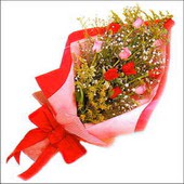 12 adet renkli  g�l buketi  Yenikent online �i�ek�i 