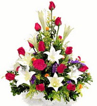 Tando�an Mah g�venli kaliteli h�zl� �i�ek  G�LLER VE KAZABLANKA ARANJMANI