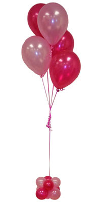 Sevdiklerinize 17 adet u�an balon demeti yollayin. Yenikent online �i�ek�i 