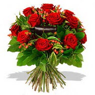 9 adet kirmizi g�l ve kir �i�ekleri Tando�an Mah g�venli kaliteli h�zl� �i�ek 