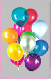 Sincan nternetten iek siparii  15 adet karisik renkte balonlar uan balon
