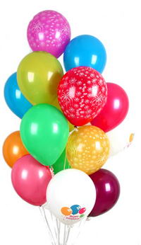 Malazgirt Mah anneler g�n� �i�ek yolla  30 adet u�an balon buketi demeti renkli