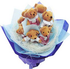 12 adet hediye ayicik bear demeti Mevlana Mahallesi �i�ek sat��� 