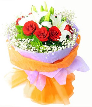 Plevne Mahallesi �i�ek ma�azas�  1 dal kazablanka 7 adet k�rm�z� g�l buketi