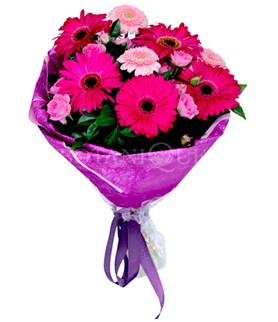 Atat�rk Mah yurti�i �i�ek sipari�i  kar���k gerbera �i�e�i buketi