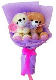 sen ve ben 2 adet ay�c�ktan g�rsel buket