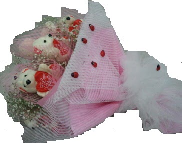 13 adet ay�dan buket ve u�ur b�cekleri