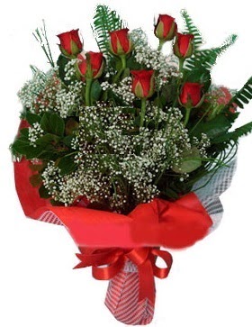 7 k�rm�z� g�l buketi Atat�rk Mahallesi �i�ek sipari�i 