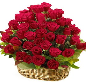 41 adet k�rm�z� g�l sepet i�erisinde G�k�ek Mahallesi �i�ek�i telefonlar� 
