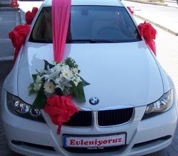 Gelin araba s�slemesi Fatih online �i�ek g�nderme