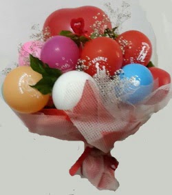 Benimle Evlenirmisin balon buketi Gaziosmanpa�a Mah �i�ek g�nderme 