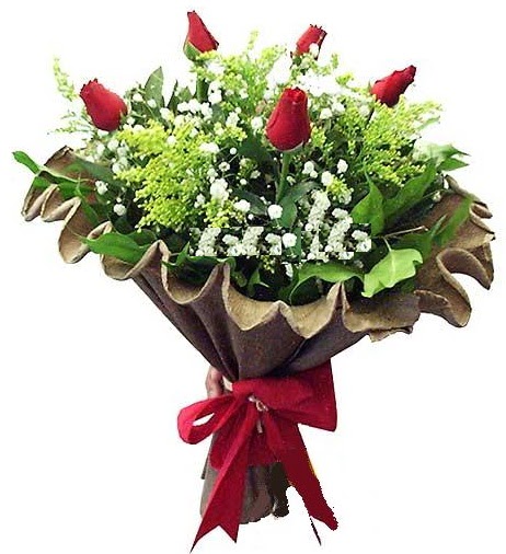 5 adet g�lden buket Plevne Mahallesi �i�ek ma�azas� 