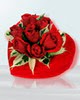 Fatih online �i�ek g�nderme Kalp kutuda 9 adet G�ller 